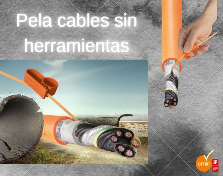 Pelar cables sin pinzas ni herramientas