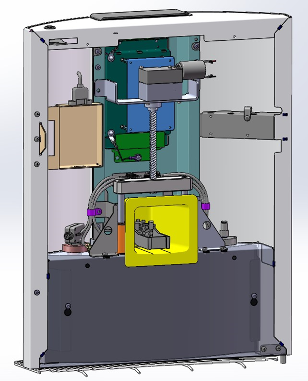 Modelo CAD de la cafetera automática