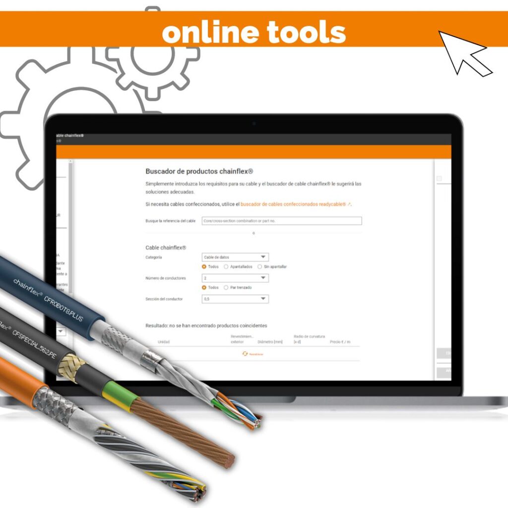 buscador online de cables chainflex